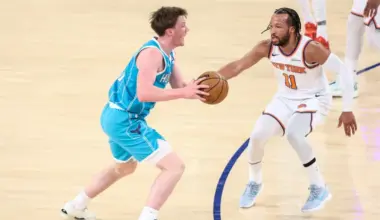 Hornets' Kon Knueppel currently outdoing Magic Johnson for historic NBA rookie record image