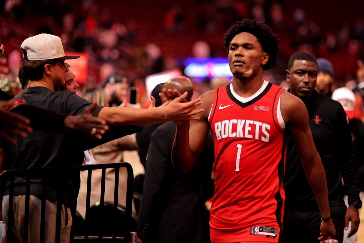 How Amen Thompson has become Rockets’ floor raiser with his energy, athleticism