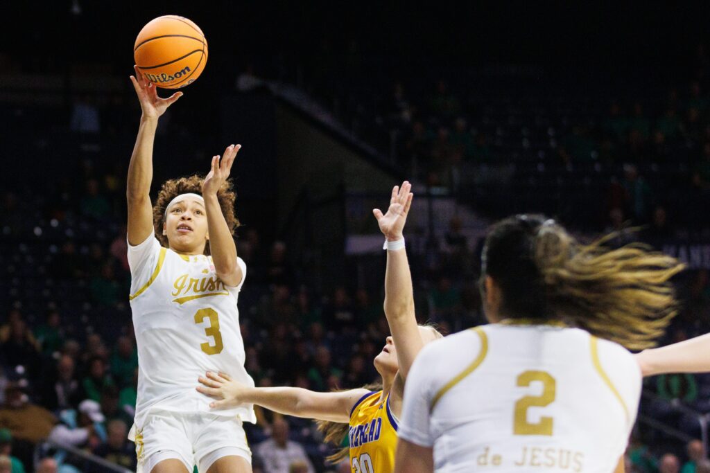 Notre Dame guard Hannah Hidalgo