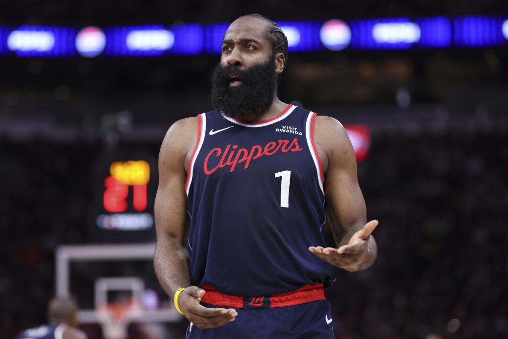 Los Angeles Clippers guard James Harden