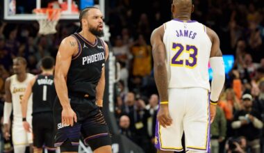 LeBron James, Dillon Brooks trade barbs and buckets in Lakers-Suns thriller