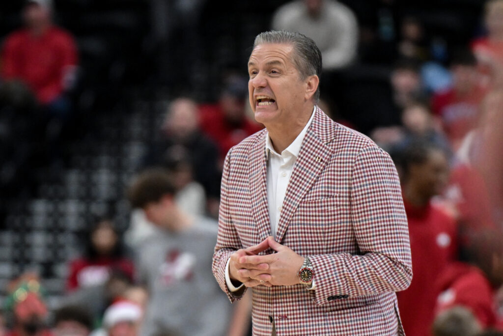 Arkansas Razorbacks head coach John Calipari