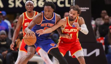 OG Anunoby overcomes off offensive night, plays late hero for Knicks against Hawks - SNY