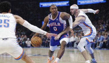 Instant observations: Tyrese Maxey bounces back, but Joel Embiid-less Sixers lose to Thunder in war of attrition