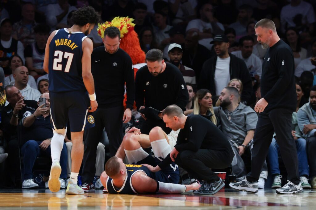 The Nuggets are dealing with a freak Nikola Jokic injury
