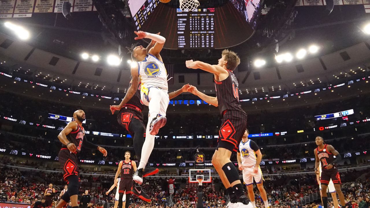 Podziemski nets 21 as Warriors beat Bulls, extending Chicago’s skid