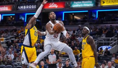 Mitchell powers Cavaliers to victory over Pacers with big night