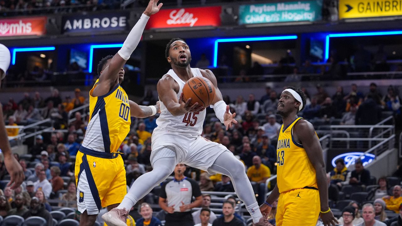 Mitchell powers Cavaliers to victory over Pacers with big night