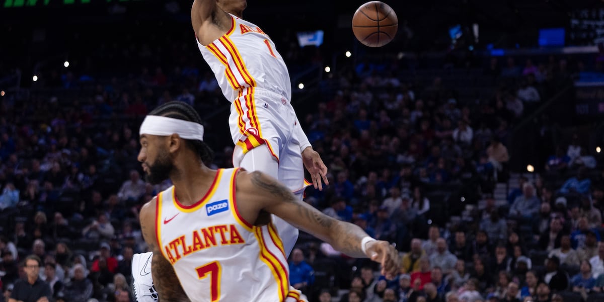Johnson hits late 3s for Hawks to spoil Embiid’s 76ers return in 142-134 double-OT win