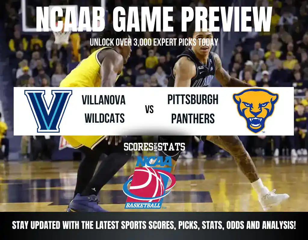 Villanova Wildcats vs Pittsburgh Panthers NCAA Basketball preview, nonconference matchup in Villanova.