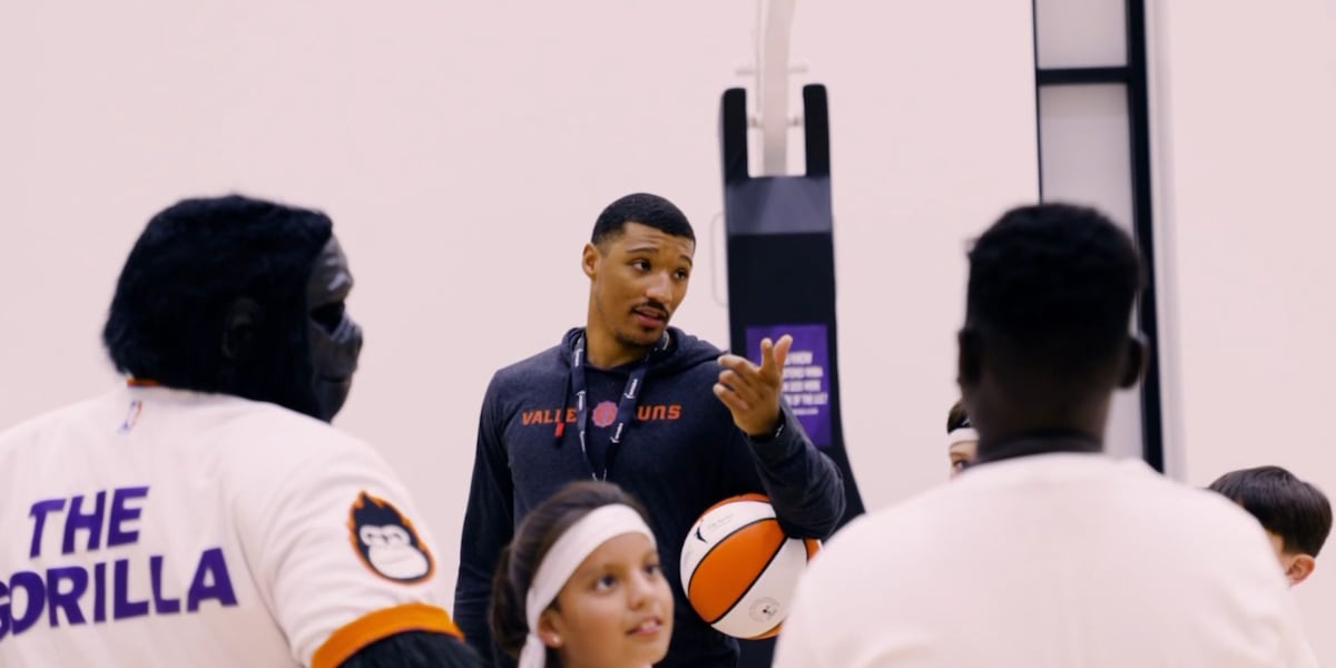 Suns, Mercury pros join youth for hoops to celebrate World Basketball Day