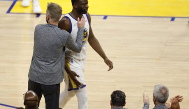 Watch: Warriors' Draymond Green feuds with coach Steve Kerr, exits bench