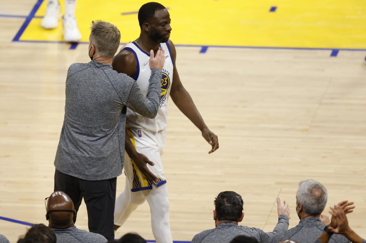 Watch: Warriors' Draymond Green feuds with coach Steve Kerr, exits bench