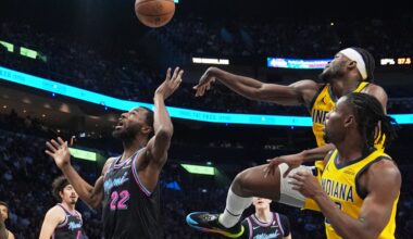 Shorthanded Miami Heat push past Indiana Pacers