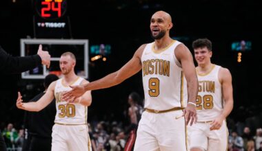 The Celtics had Christmas off for the first time in a decade.