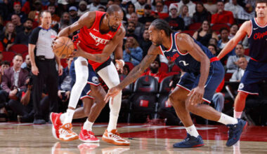 Thompson scores late bucket in tied game, Rockets take down Harden’s Clippers in 115-113 thriller