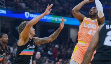 Donovan Mitchell, Jaylon Tyson lead the way as Cleveland Cavaliers beat San Antonio Spurs