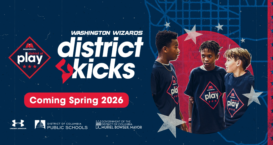 Wizards and Under Armour to Provide Athletic Shoes to 6,500 DC Students Through 2026