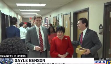 Saints and Pelicans owner Gayle Benson donates time and gifts to veterans in Shreveport