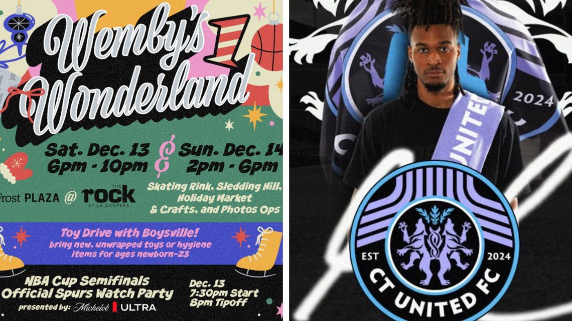 'Wemby's Wonderland' coming to The Rock; Spurs' Stephon Castle invests in Connecticut soccer teams