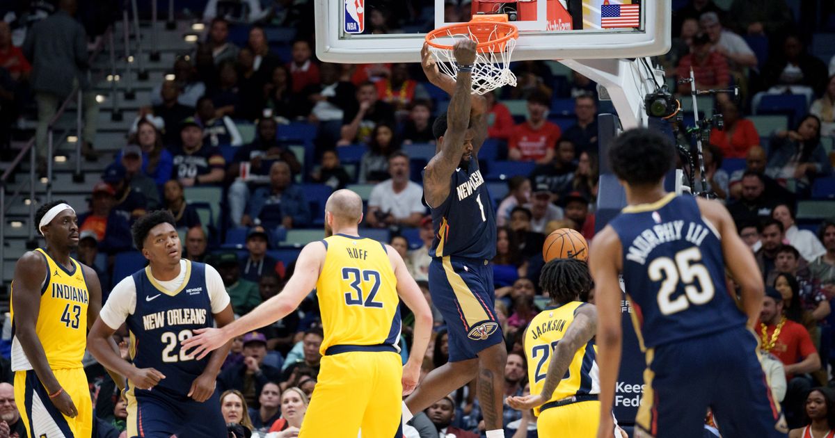 Zion Williamson ties season high with 29 points as Pelicans beat Pacers 128-109 for 4th straight win :: WRAL.com