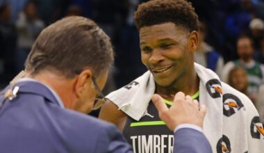 Anthony Edwards Has Perfect 4-Word Reaction to 44-Point Eruption