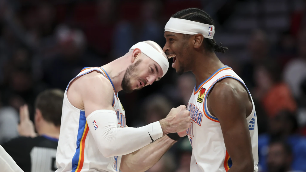 SGA scores 26, Thunder hold on to beat Trail Blazers