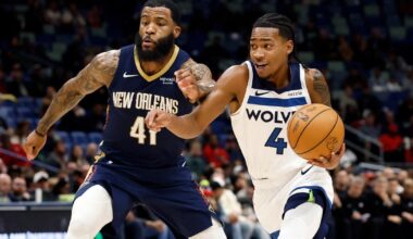 Anthony Edwards' late layup forces OT, as Timberwolves edge Pelicans 149-142