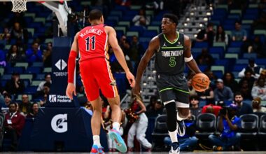 Randle scores 28 as the Timberwolves beat the Pelicans again on a quiet night for Edwards