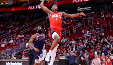 Thompson has 20 points, 9 rebounds, 8 assists, Rockets beat Clippers 115-113