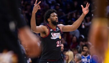 Embiid drops season-high 39 points to lift 76ers to 115-105 win over Pacers