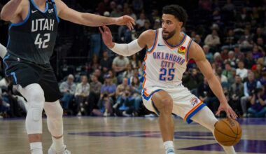 Thunder improve to 23-1 with 15th straight victory, routing Jazz