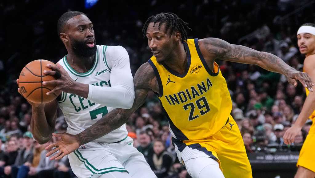 Jaylen Brown scores 31 points as Celtics rally past Pacers 103-95
