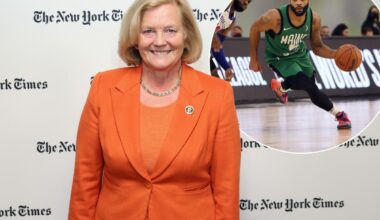 Check Out This Photo of Chellie Pingree With the Maine Celtics