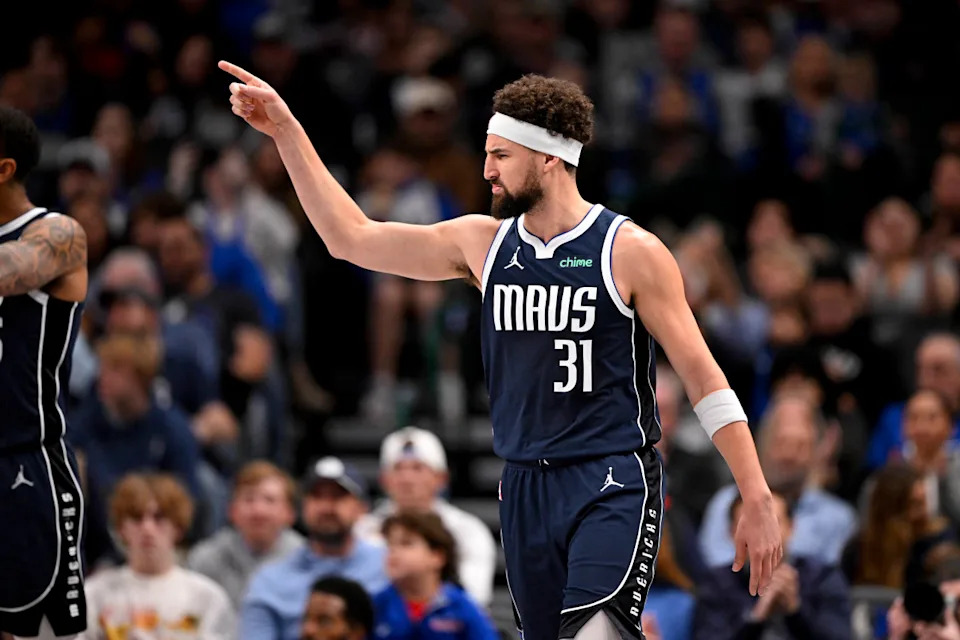 Dallas Mavericks guard Klay Thompson (31)© Jerome Miron-Imagn Images