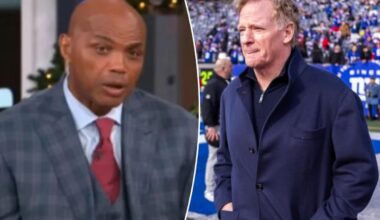 Charles Barkley blasts 'greedy' NFL, Roger Goodell over Christmas games