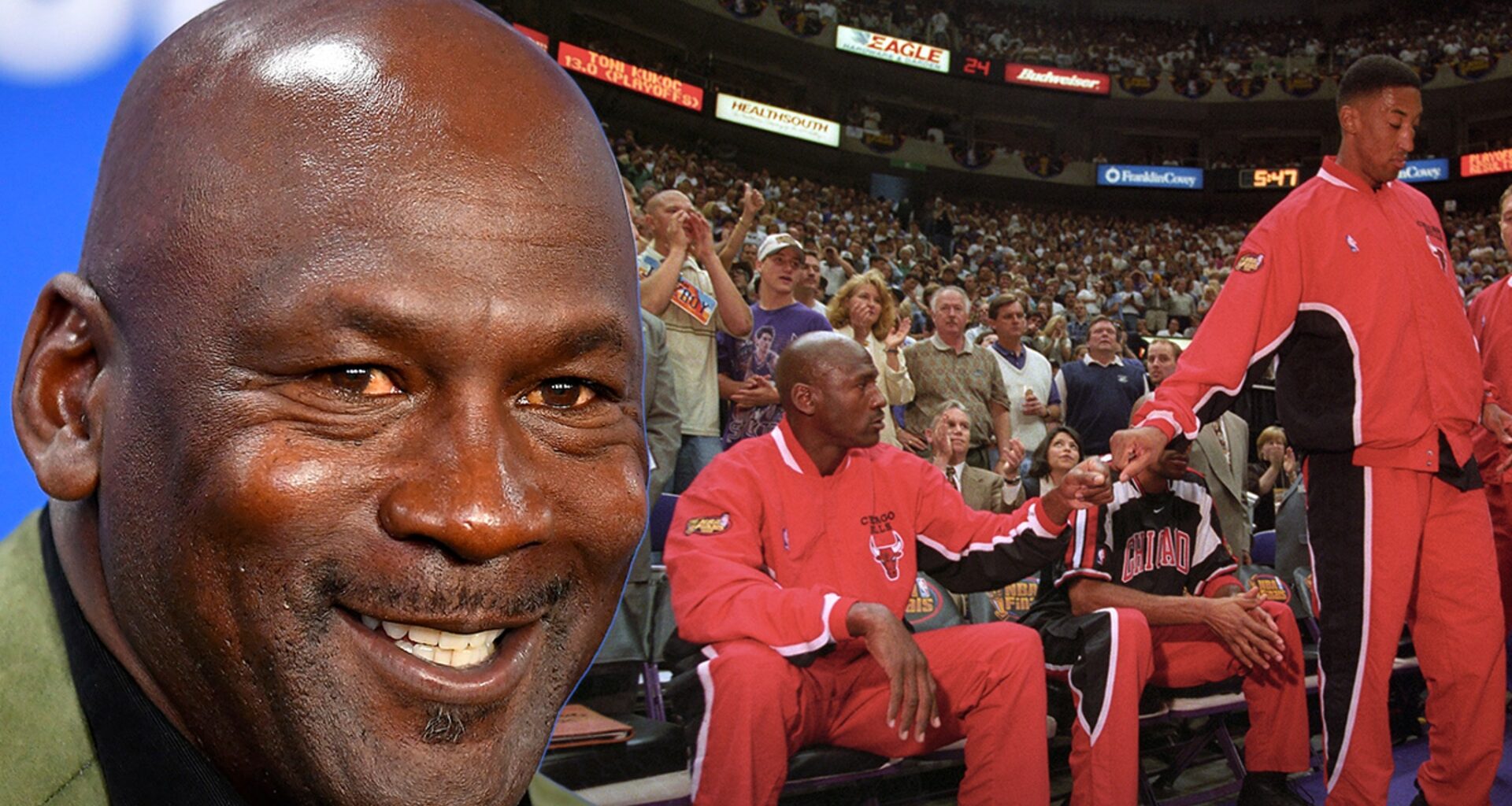 Michael Jordan Fan Plays Bulls Intro Music As NBA Legend Walks Into Court