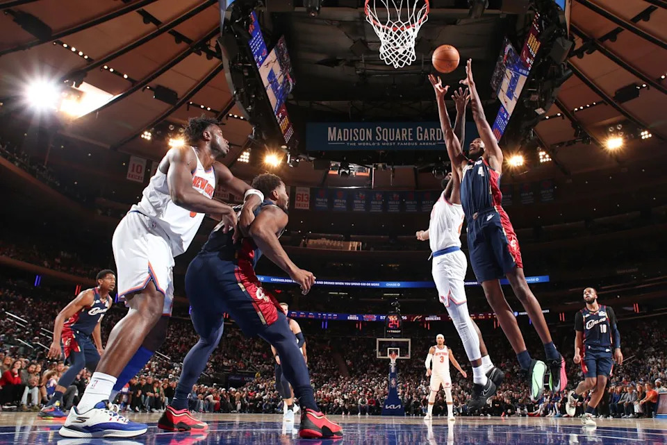 Nathaniel S. Butler/NBAE via Getty  The Knicks beat the Cavaliers, 126-124, earlier on Thursday.