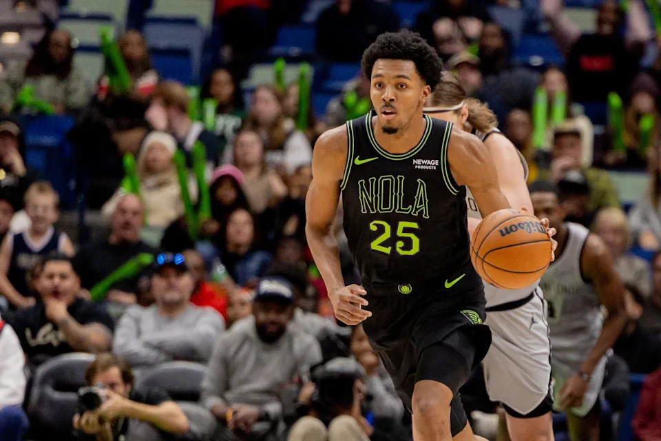 New Orleans Pelicans forward Trey Murphy III (25)Stephen Lew-Imagn Images