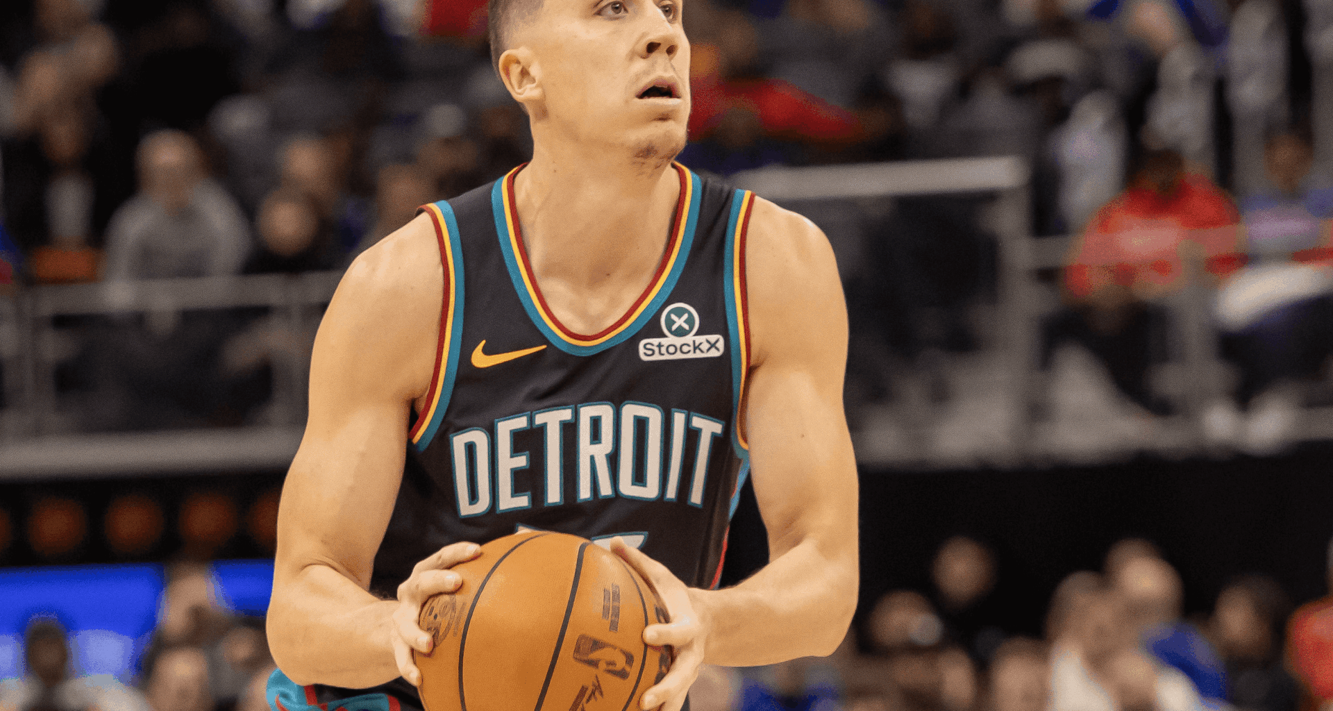 Duncan Robinson of the Detroit Pistons