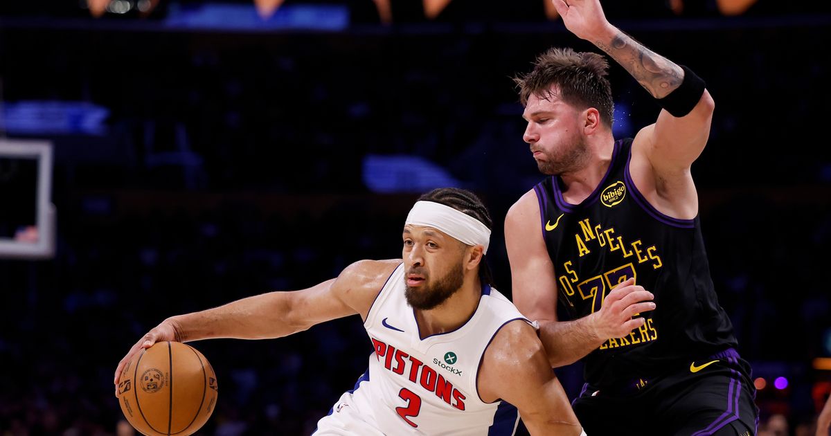 LeBron James loses on his 41st birthday as Cunningham leads the Pistons past the Lakers, 128-106 :: WRAL.com