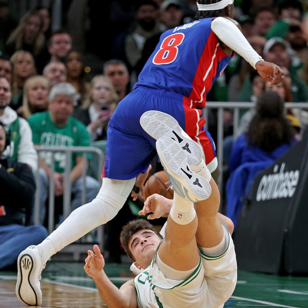 Celtics rookie taught lesson in 'really tough' sequence vs. Pistons