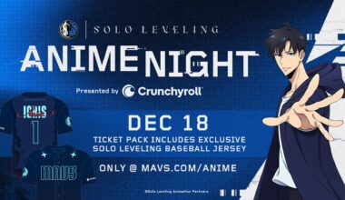 NBA’s Dallas Mavericks Hosts Solo Leveling “Anime Night” Event on December 18