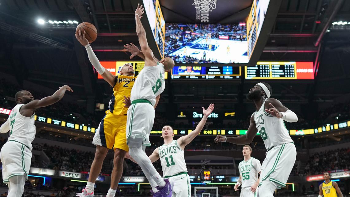Pacers drop 7th straight after Celtics make 20 3-pointers in 140-122 win