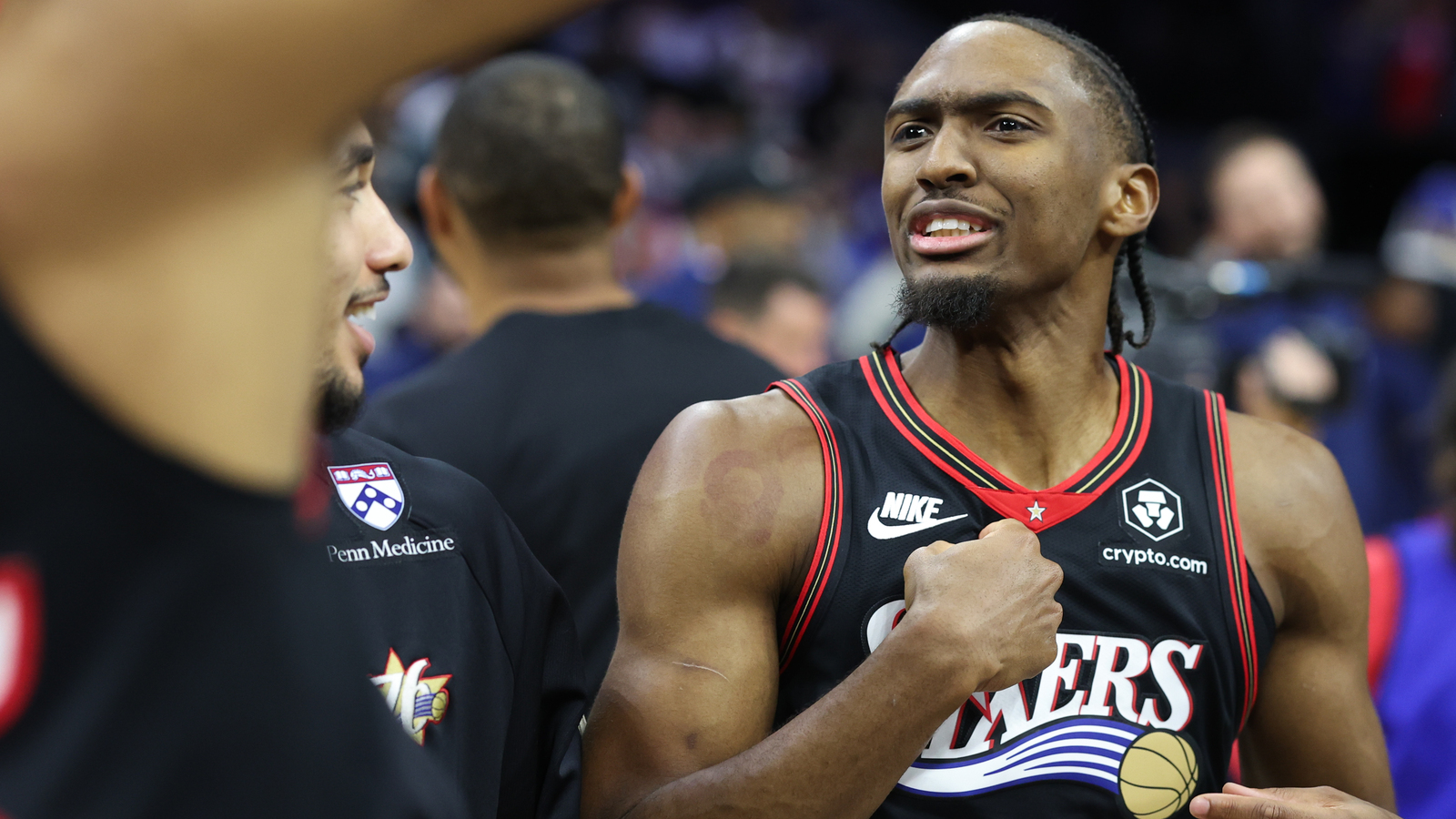 Tyrese Maxey Helps Philadelphia 76ers Hold Off Golden State Warriors In a Thriller