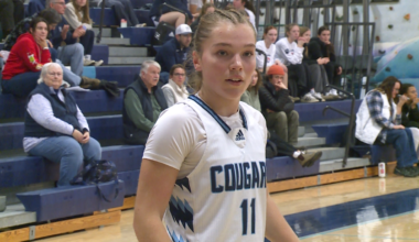 Alyce Dorman drops 27 points in Mount Mansfield Girls' Basketball Holiday Festival