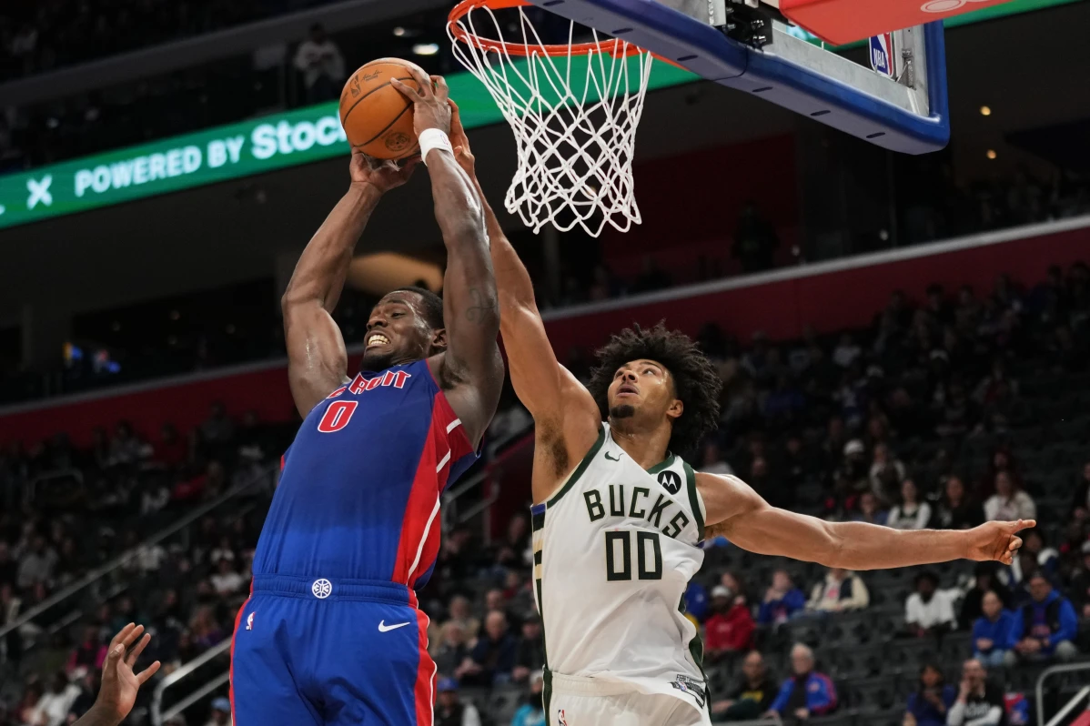 Cunningham and Duren lead Pistons to rare victory over Bucks, 124-112