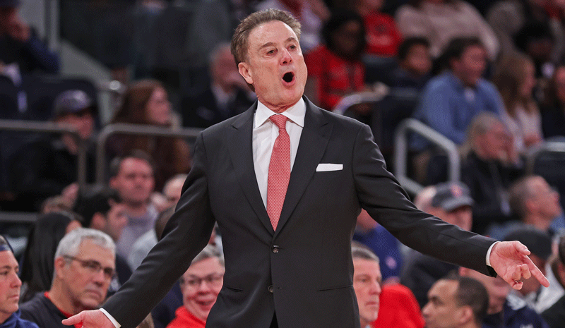 Rick Pitino St. John's Red Storm NCAA College Basketball