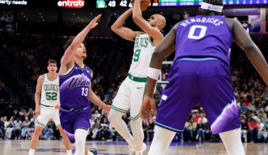 Derrick White has 27 points and 7 blocks to lead Celtics past Jazz 129-119 :: WRAL.com