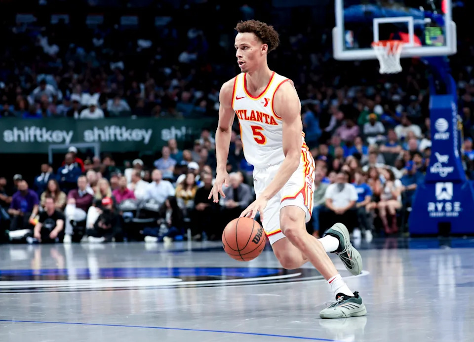 Atlanta Hawks guard Dyson DanielsKevin Jairaj-Imagn Images